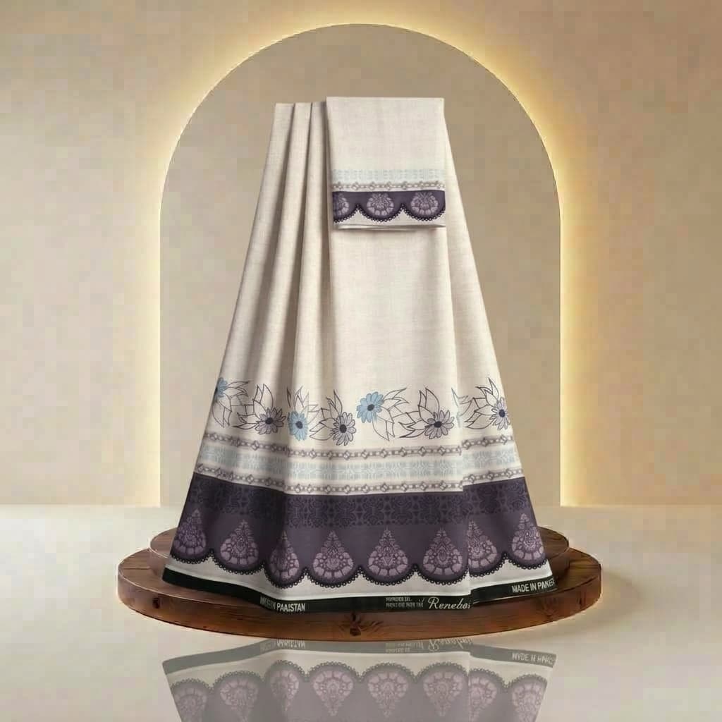 Damask - Digital Printed Rida Fabric | Menodora