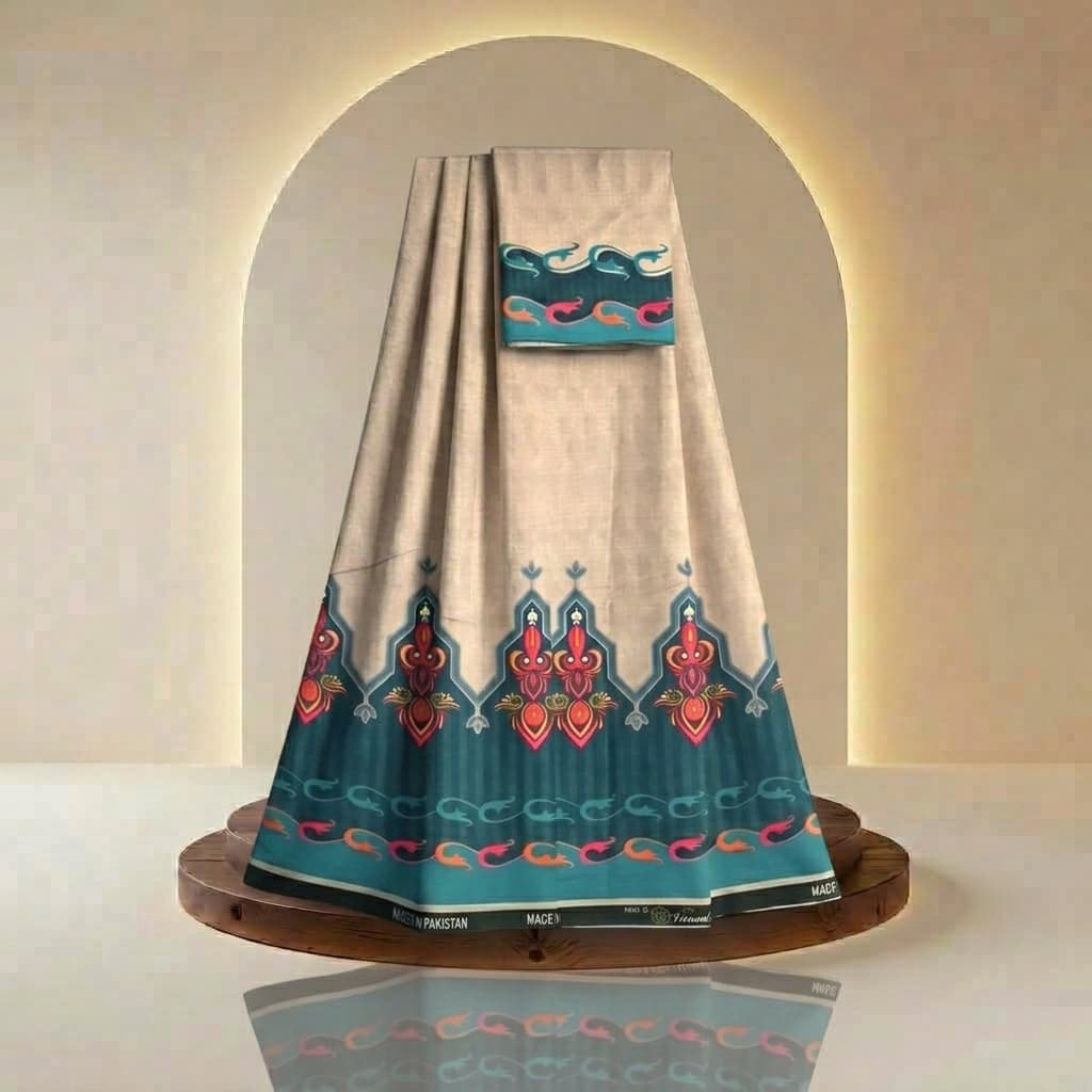 Streamline - Digital Printed Rida Fabric | Menodora